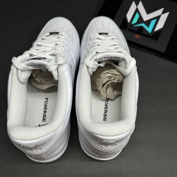 Nike Air Force 1 \'07 FlyEase \'Triple White\' Shoes Mens Sizes main image 7